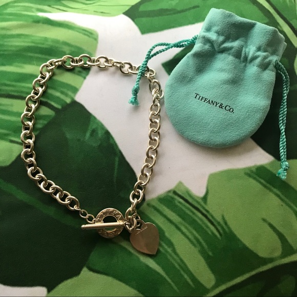 Tiffany & Co. Jewelry - Tiffany & Co Sterling Silver Heart Tag Necklace